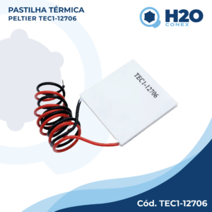 Pastilha Térmica Peltier TEC1-12706